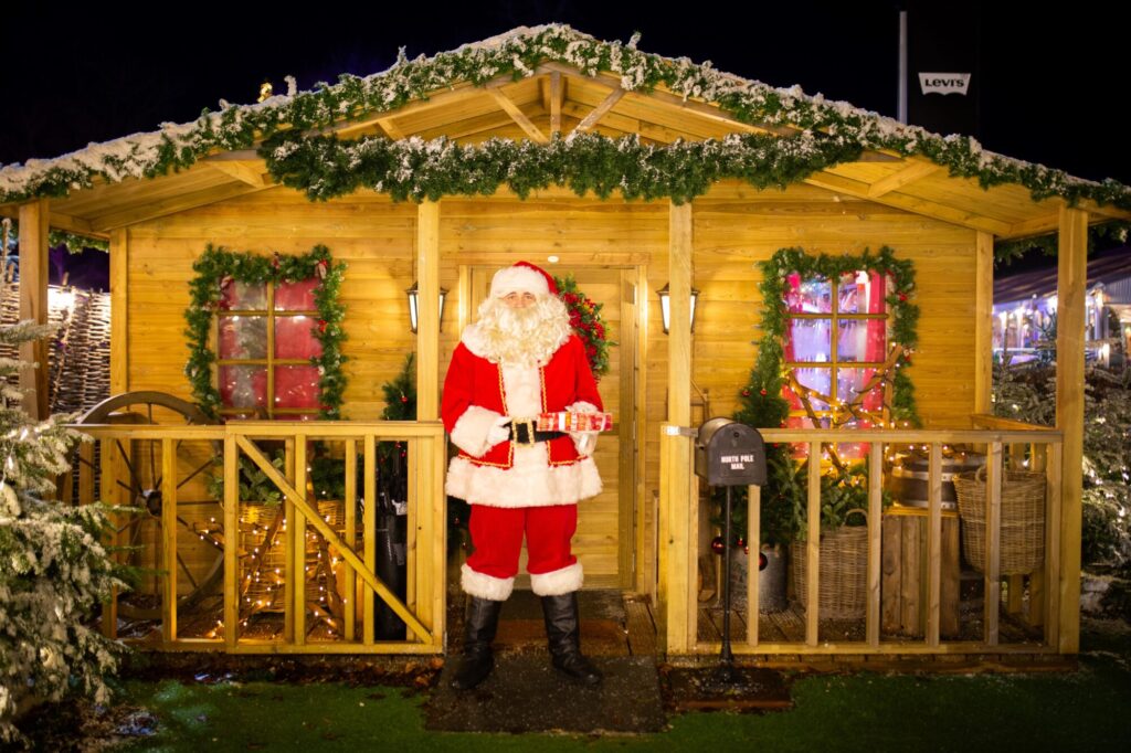 Newsletter: Friday 15th November 2024 Post image 7 Image name Santa outside his log cabin at Yorkshires Winter Wonderland the 7 image from the post Newsletter: Friday 15th November 2024 in Yorkshire.com.