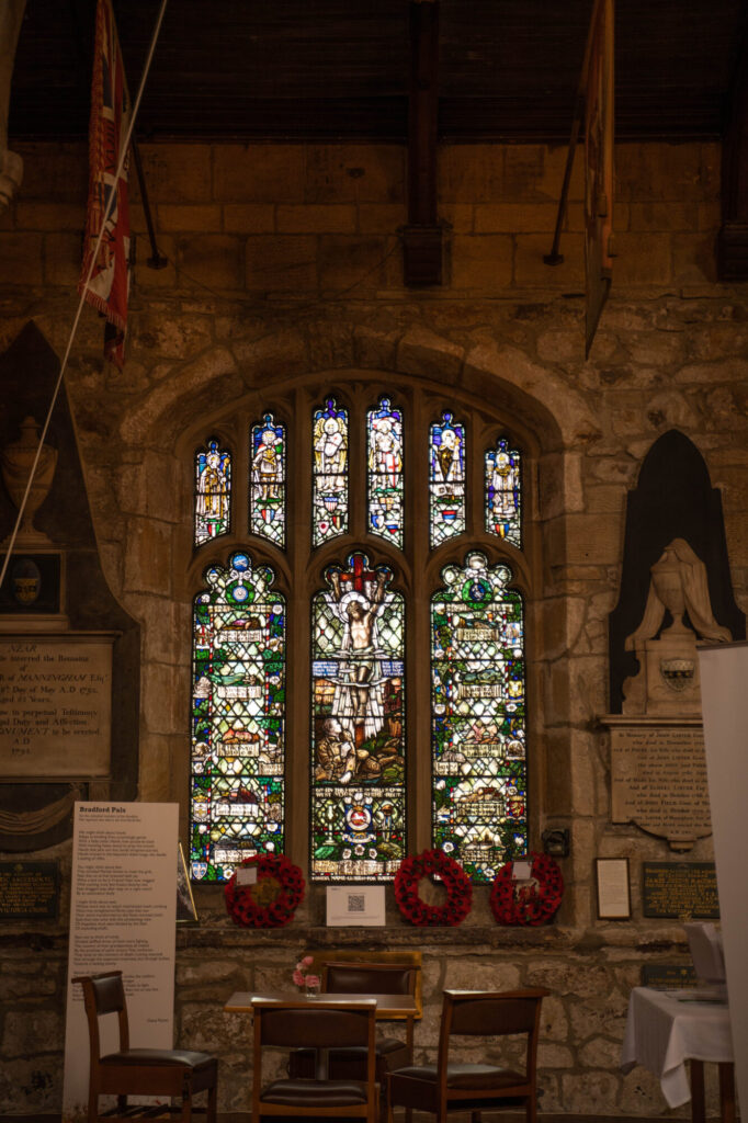 Remembrance events 2024 in Yorkshire Post image 4 Image name WW1 memorial window the 4 image from the post Remembrance events 2024 in Yorkshire in Yorkshire.com.