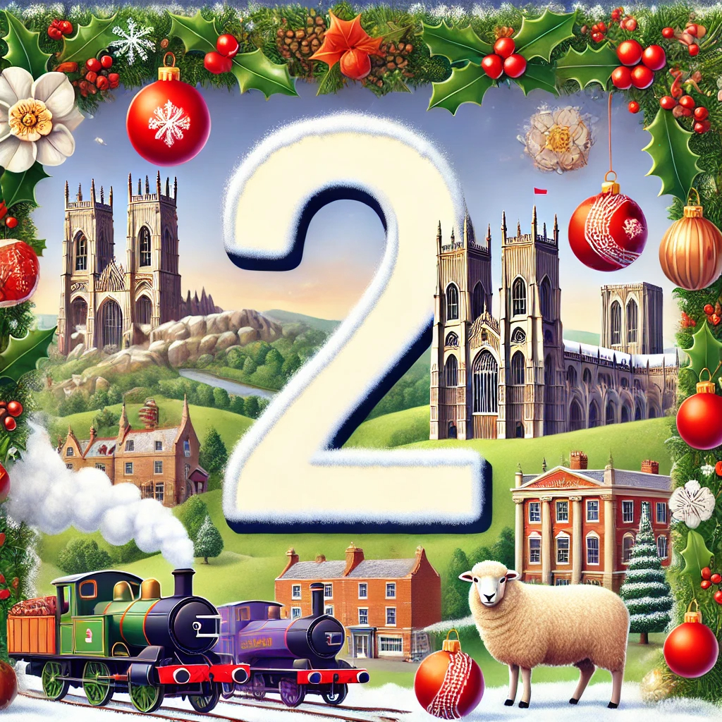 Image name advent 2024 day 3 steam engines the 7 image from the post Day 2 – Christmas 2024 in Yorkshire.com.