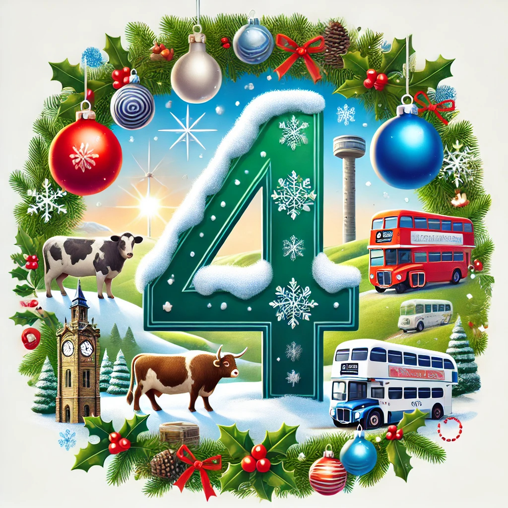 Image name advent 2024 day 4 emley moor mast the 5 image from the post Day 4 – Christmas 2024 in Yorkshire.com.
