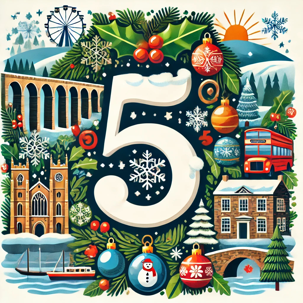 Image name advent 2024 day 5 viaduct the 4 image from the post Day 5 – Christmas 2024 in Yorkshire.com.