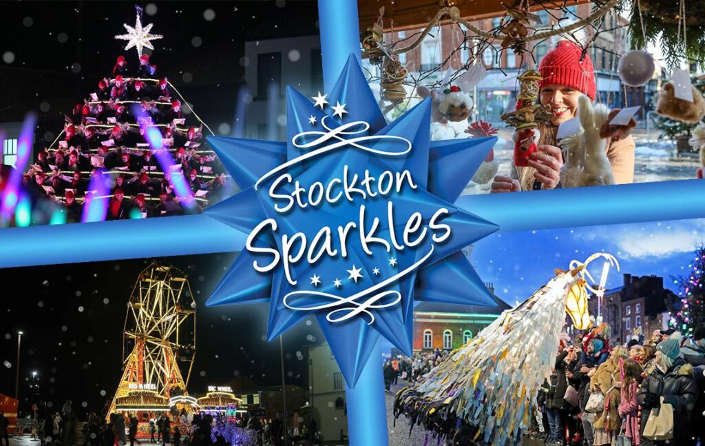 Christmas light switch-on events in Yorkshire 2024 Post image 4 Image name stockton sparkles the 4 image from the post Christmas light switch-on events in Yorkshire 2024 in Yorkshire.com.