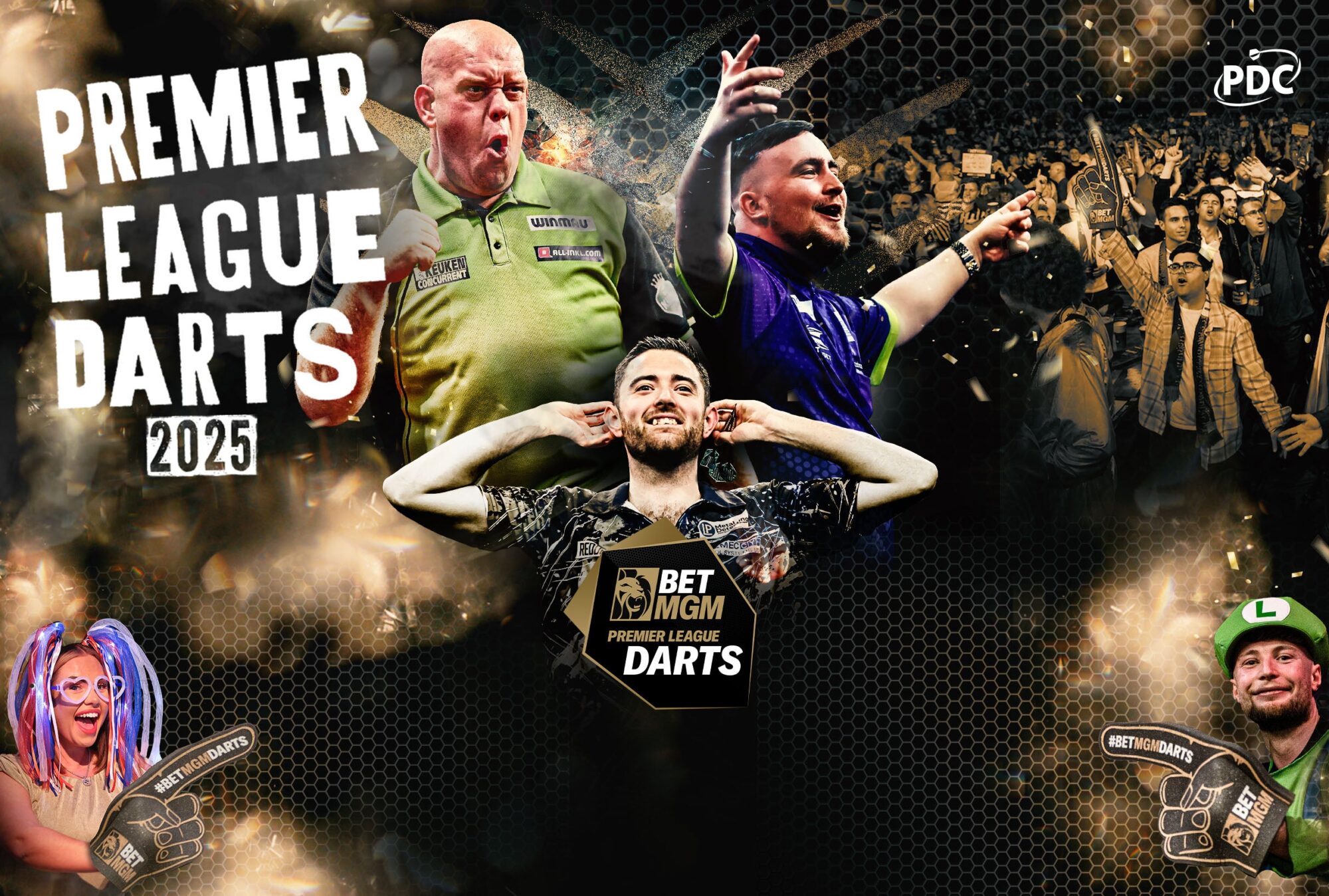Image name 2025 BETMGM PREMIER LEAGUE DARTS at Utilita Arena Sheffield Sheffield the 5 image from the post Bet MGM Premier League Darts - Venue Premium Tickets at Leeds First Direct Bank Arena, Leeds in Yorkshire.com.