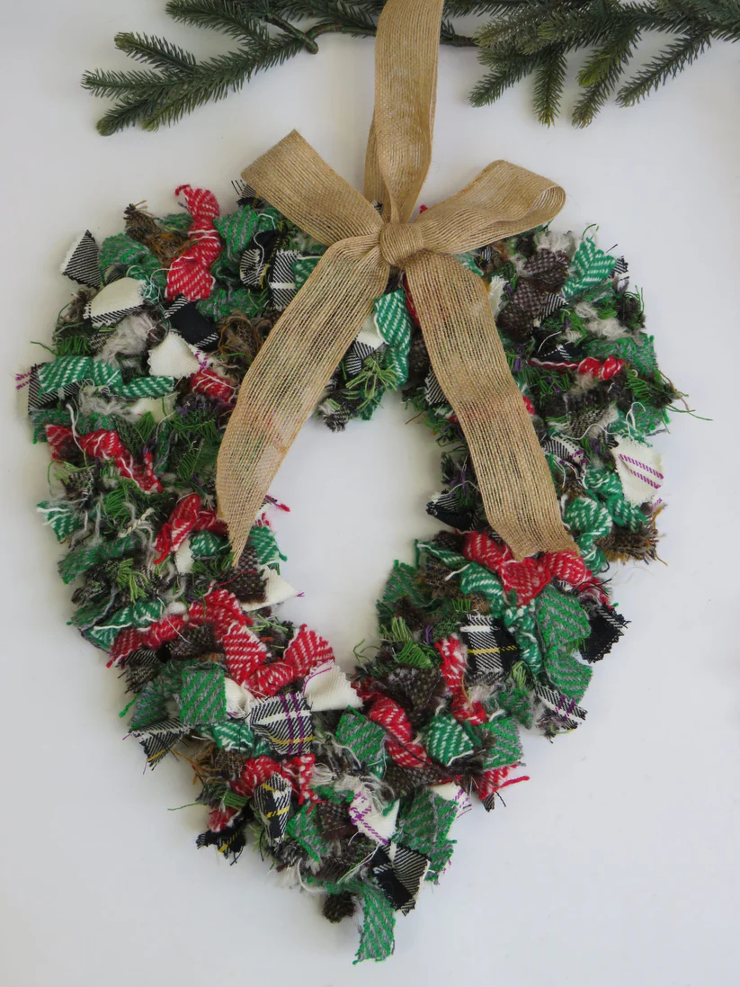 Day 12 - Christmas 2023 Post image 1 Image name yorkshire blankets rag wreath the 1 image from the post Day 2 – Christmas 2024 in Yorkshire.com.
