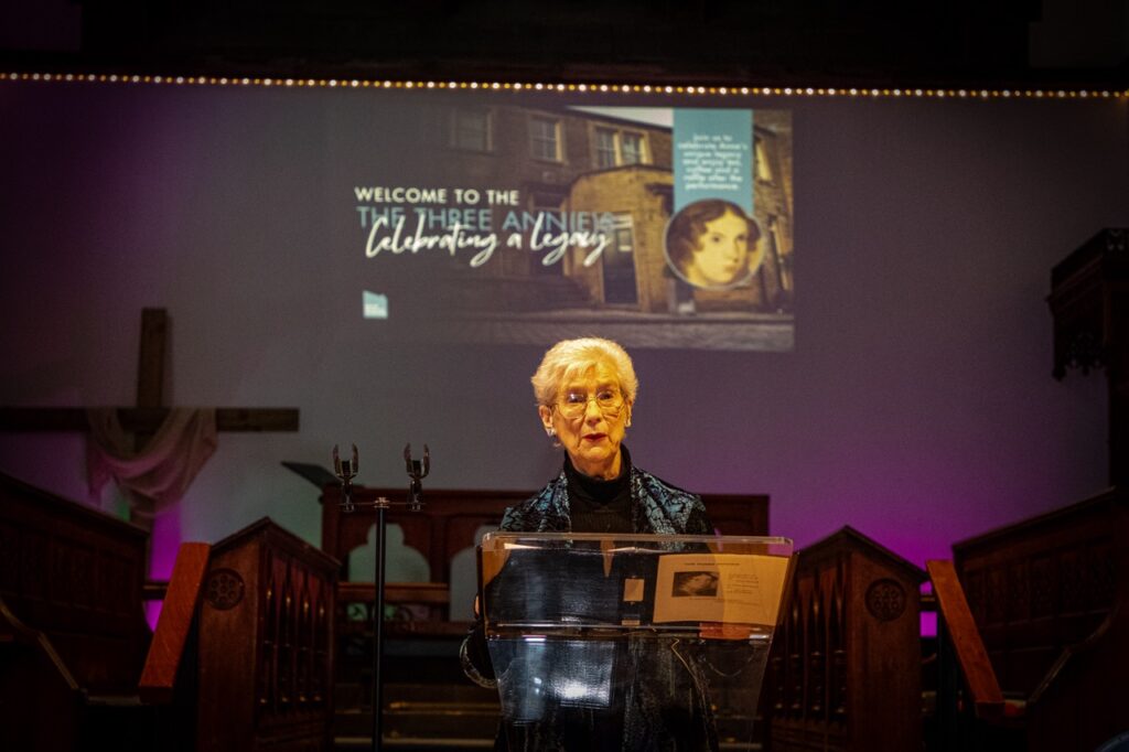 How Anne Brontë's Legacy Inspired a Community to Raise Over £2,250 Post image 2 Image name Anne Powell Narrator the 2 image from the post How Anne Brontë's Legacy Inspired a Community to Raise Over £2,250 in Yorkshire.com.