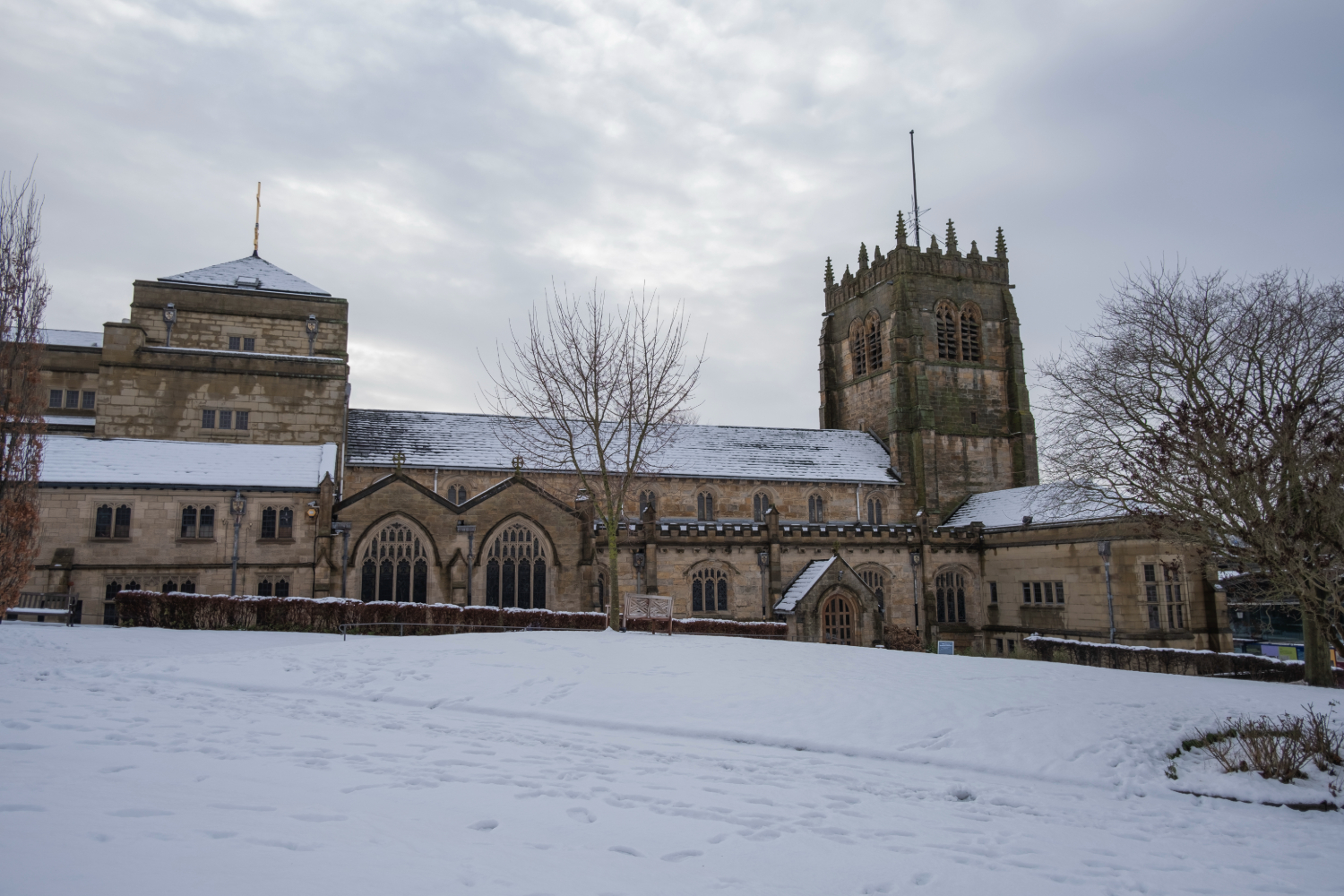 Image name bradford cathedral snow january 2025 the 7 image from the post Newsletter: Friday 10th January 2025 in Yorkshire.com.
