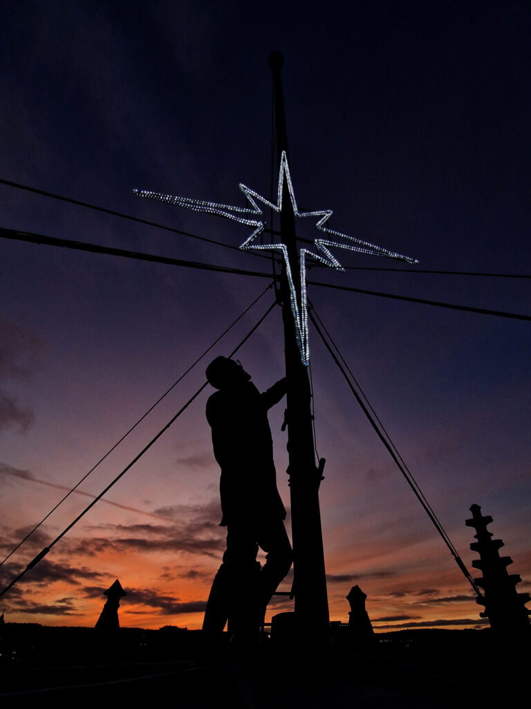 Newsletter: Friday 31st January 2025 Post image 1 Image name bradford cathedral star red sky the 1 image from the post Newsletter: Friday 31st January 2025 in Yorkshire.com.