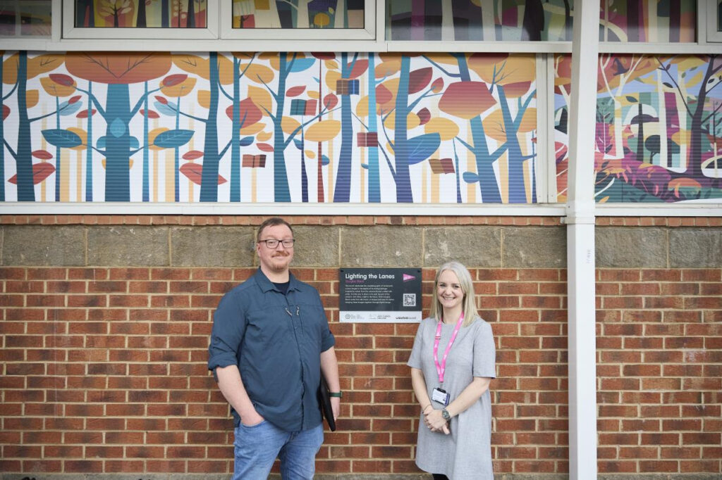 Image name unnamed 7 the 1 image from the post What’s the new mural at Hemsworth Library all about? in Yorkshire.com.