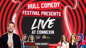 Image name Chris Ramsey Arches Bar Champagne Experence at Sheffield City Hall Oval Hall Sheffield the 1 image from the post Chris Ramsey - Here Man at Sheffield City Hall Oval Hall, Sheffield in Yorkshire.com.