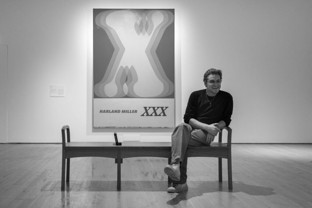 Harland Miller's "XXX" Exhibition Brings Bold Letter Paintings to York Art Gallery Post image 3 Image name Harland Miller York Art Gallery 12.3.25 01 bw the 3 image from the post Harland Miller's "XXX" Exhibition Brings Bold Letter Paintings to York Art Gallery in Yorkshire.com.