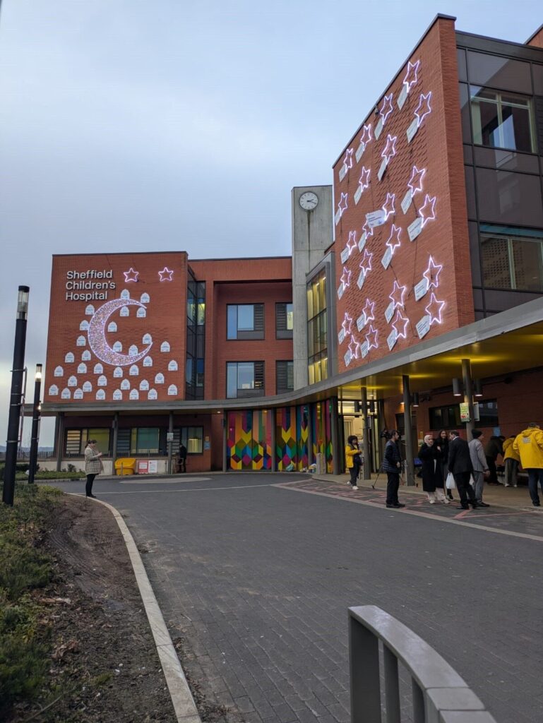 Sheffield Children’s Hospital Lights Up with Stunning Moon and Stars Display for Ramadan Post image 1 Sheffield Childrens Hospital