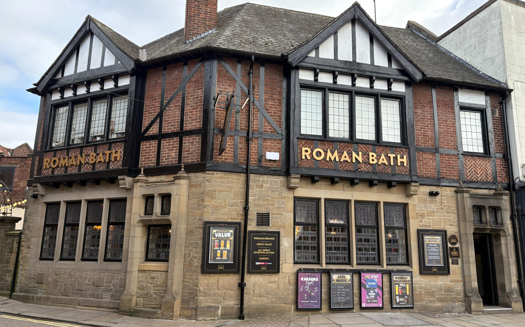 Image name roman bath pub front the 2 image from the post Newsletter: Saturday 1st March 2025 in Yorkshire.com.