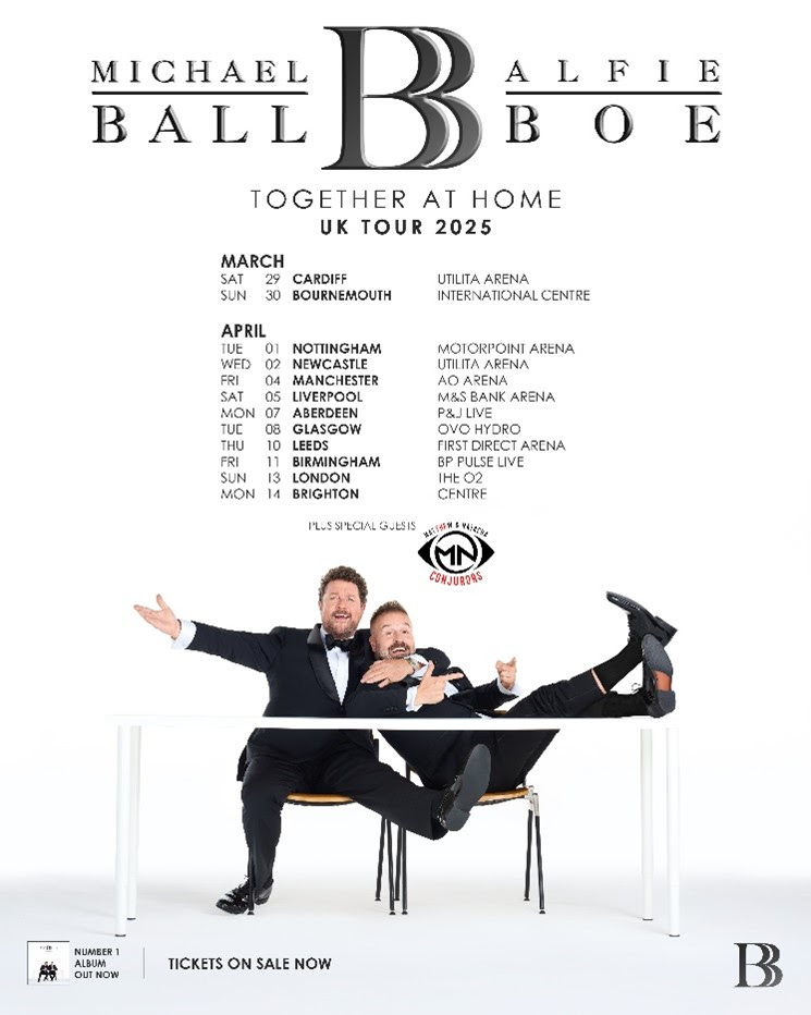Michael Ball & Alfie Boe Announce 2025 UK Tour – Dates, Tickets & Special Guests Post image 1 Michael Balfie