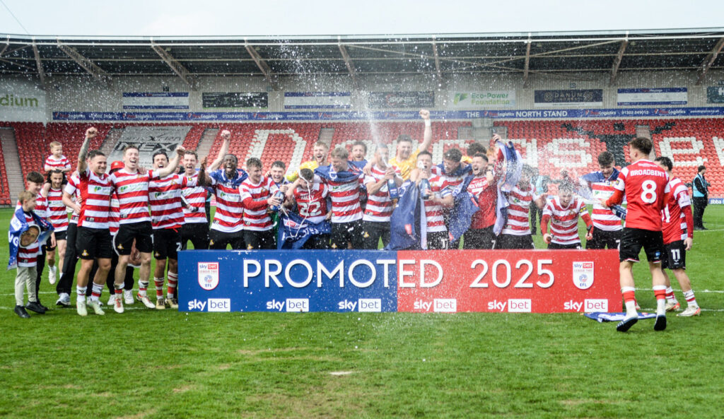 What Doncaster Rovers’ League One Promotion Means for Local Businesses and the Whole City Post image 2 Image name DRFCvBradford HeatherKingPhotography the 2 image from the post What Doncaster Rovers’ League One Promotion Means for Local Businesses and the Whole City in Yorkshire.com.