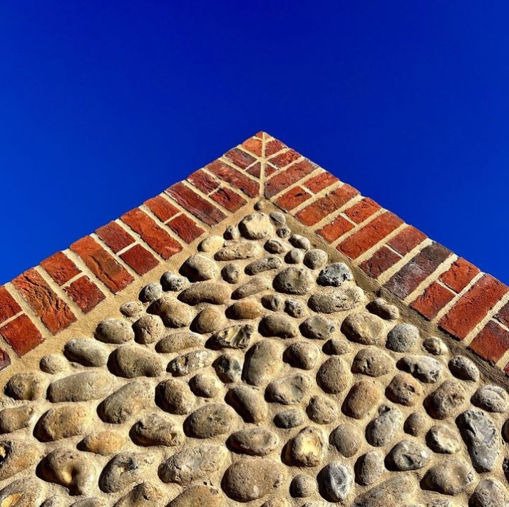 Britannia Stone Entity image 36 Image name flint stone walling and red brick border house the 36 image from the post Britannia Stone in Yorkshire.com.
