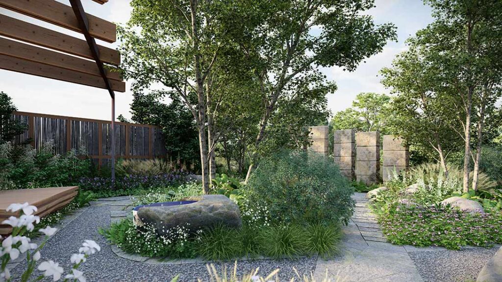 Yorkshire’s Reclaimed Brick Company Supplies Three Gardens at RHS Chelsea Flower Show 2025 Press Release image 2 Image name the pathway garden design 1088 x 612 the 2 image from the post Yorkshire’s Reclaimed Brick Company Supplies Three Gardens at RHS Chelsea Flower Show 2025 in Yorkshire.com.