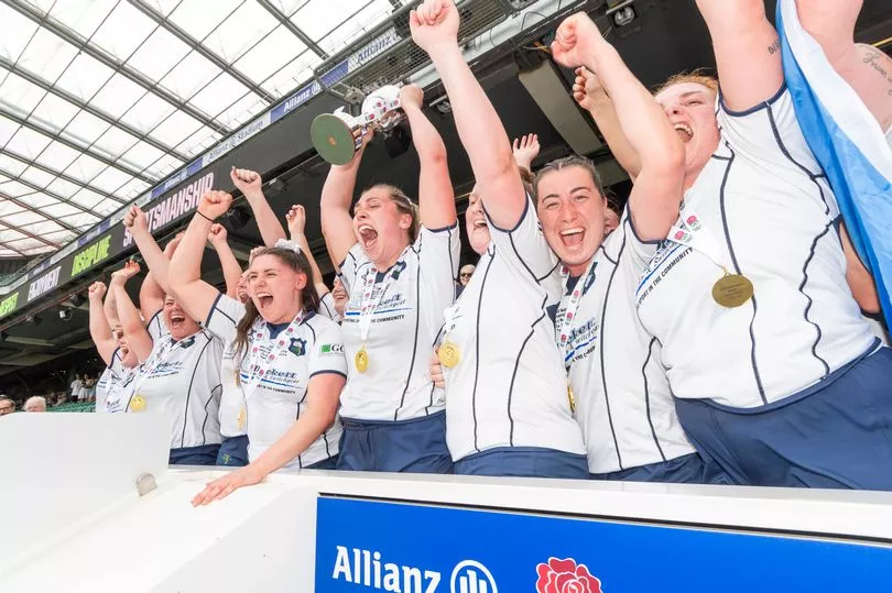 Who Won The Women’s Rugby County Final At Twickenham? Yorkshire Go Back-To-Back Post image 1 Image name 0 Yorkshire lift the trophy after winning the Gill Burns County Championship Final the 1 image from the post Who Won The Women’s Rugby County Final At Twickenham? Yorkshire Go Back-To-Back in Yorkshire.com.