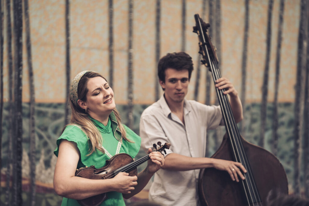 Image name Alice Zawadzki singer violinist and Misha Mullov Abbado double bass © Matthew Johnson the 3 image from the post North York Moors Chamber Music Festival Returns for Its 17th Year in Yorkshire.com.