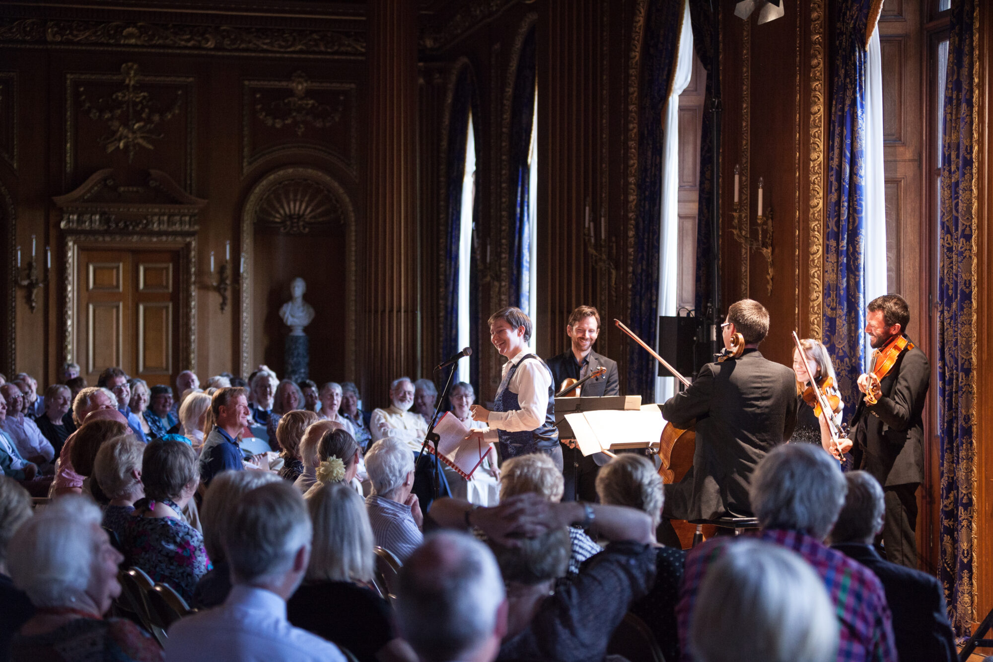 Image name Audience 1 at Duncombe Park credit Matthew Johnson the 24 image from the post Book Now: Ryedale Festival Brings World-Class Music to North Yorkshire in Yorkshire.com.