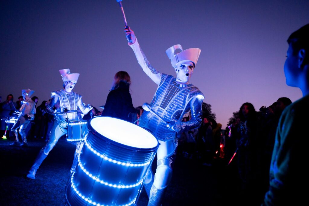 Autumn Lights Returns to York for a Night of Fireworks and Festivities Post image 2 Image name Autumn Lights Drummers 2 the 2 image from the post Autumn Lights Returns to York for a Night of Fireworks and Festivities in Yorkshire.com.