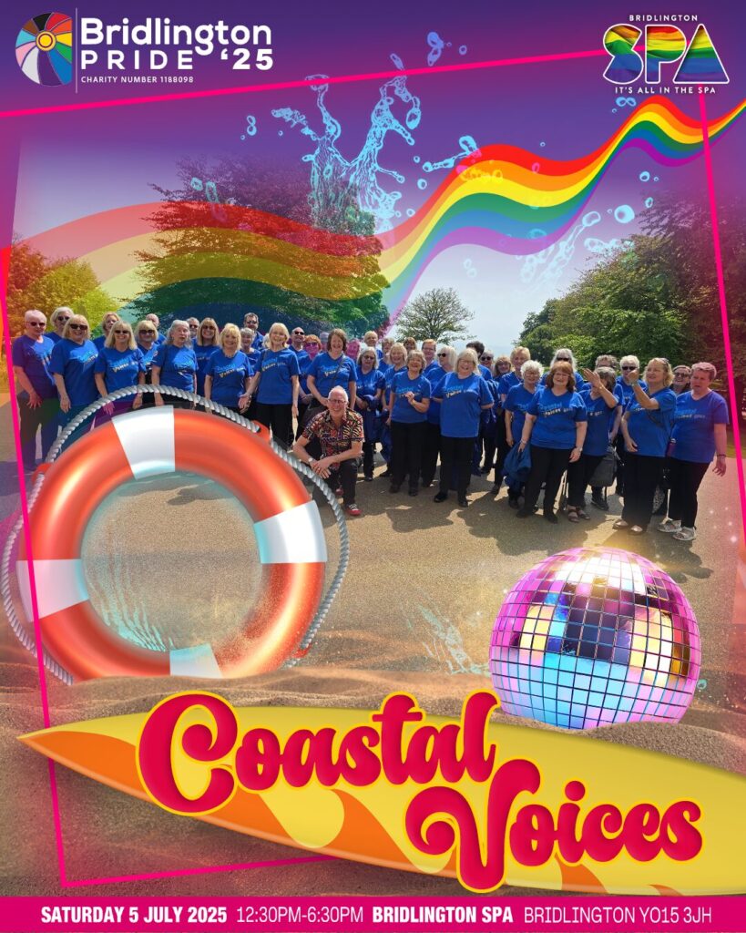 Bridlington Pride 2025 Event image 8 Image name BRIDLINGTON PRIDE COASTAL VOICES 1 the 8 image from the post Bridlington Pride 2025 in Yorkshire.com.