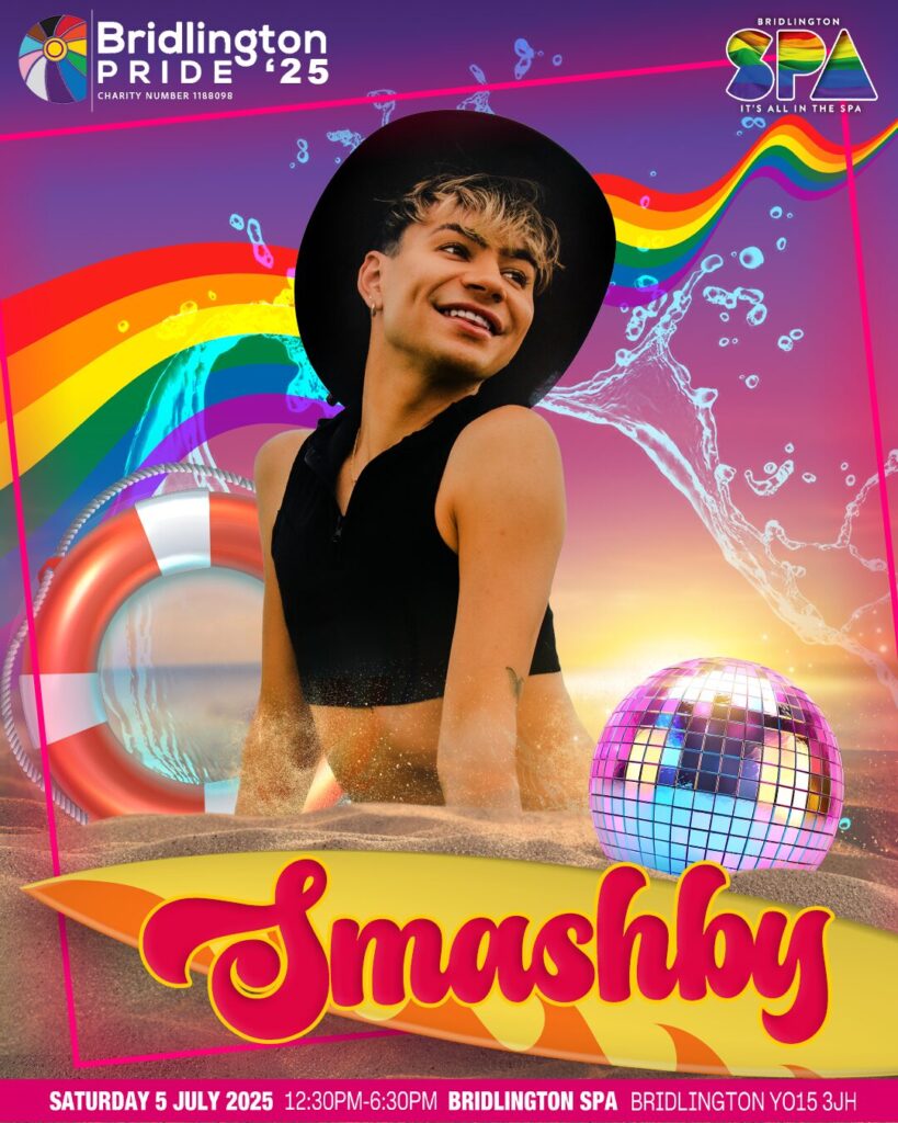Bridlington Pride 2025 Event image 6 Image name BRIDLINGTON PRIDE SMASHBY 1 the 6 image from the post Bridlington Pride 2025 in Yorkshire.com.