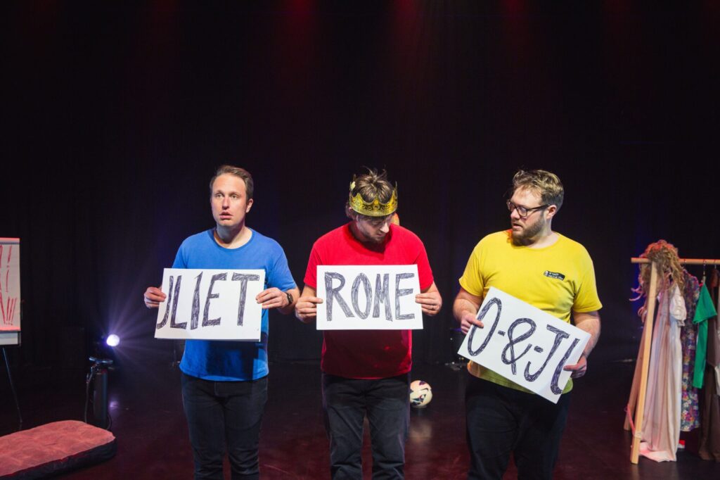 Image name Rubbish Shakespeare Romeo Juliet the 4 image from the post Three Unmissable Summer Shows to Keep Kids Laughing and Learning in Yorkshire in Yorkshire.com.