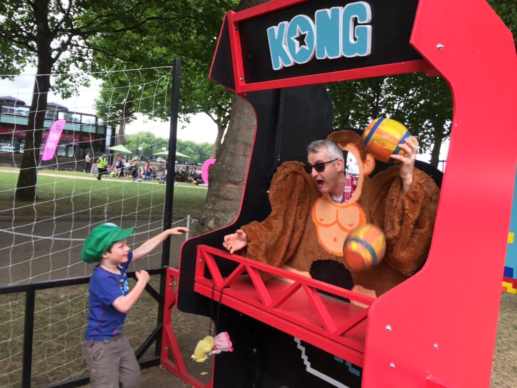 Retro Fun Comes to Life in York with The Actual Reality Arcade – Saturday 5th July Post image 1 Image name The Actual Reality Arcade Kong the 1 image from the post Retro Fun Comes to Life in York with The Actual Reality Arcade – Saturday 5th July in Yorkshire.com.
