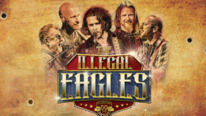 Image name The Illegal Eagles at Sheffield City Hall Oval Hall Sheffield the 1 image from the post Illegal Eagles at Scarborough Spa Grand Hall, Scarborough in Yorkshire.com.