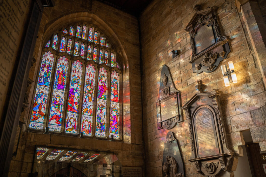 Image name West window2 the 3 image from the post Celebrate Bradford’s Textile and Craft Heritage at Bradford Cathedral in Yorkshire.com.