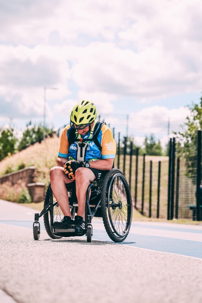 Andy's Epic Wheelchair Marathon Challenge For Sheffield Children Post image 1 Andy Craddock