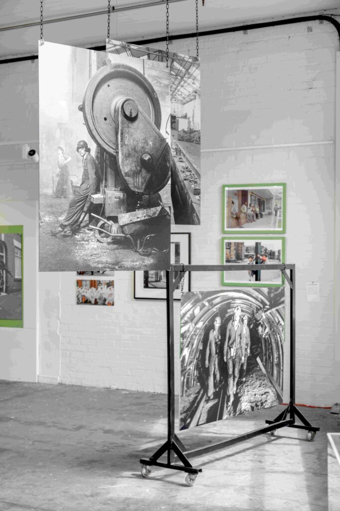 What Is the Many Hands Photography Exhibition About Working-Class Community at Sunny Bank Mills? Post image 1 Image name Artist Janine Wiedel in the Many Hands exhibition at Sunny Bank Mills. Photo by Harry Meadley MB1 the 1 image from the post What Is the Many Hands Photography Exhibition About Working-Class Community at Sunny Bank Mills? in Yorkshire.com.
