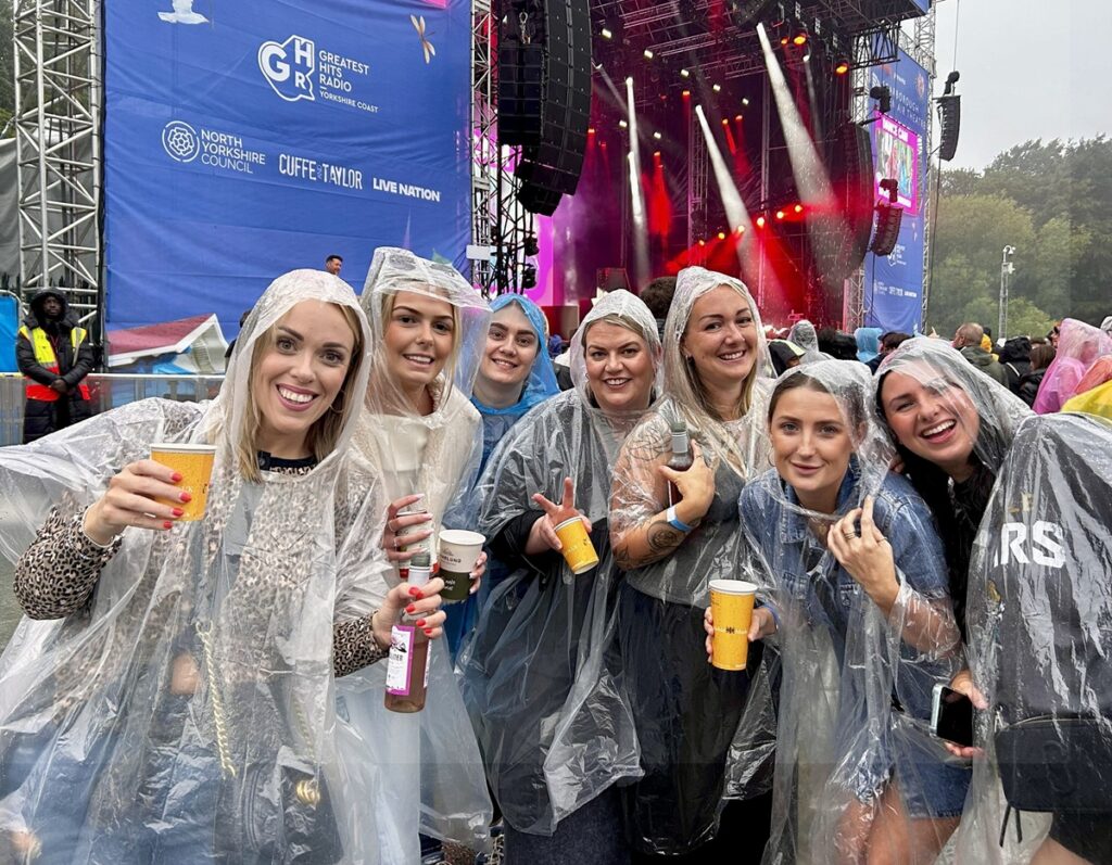What Made the Craig David TS5 Show At Scarborough Open Air Theatre So Epic? Post image 5 Image name FANS AT CRAIG DAVID IN SCARBOROUGH 3 the 5 image from the post What Made the Craig David TS5 Show At Scarborough Open Air Theatre So Epic? in Yorkshire.com.