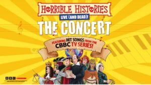 Image name Horrible Histories The Concert Live Dead on Stage at Sheffield City Hall Oval Hall Sheffield 1 the 1 image from the post Venue Premium Tickets - Horrible Histories: The Concert, Live and Dead at York Barbican, York in Yorkshire.com.