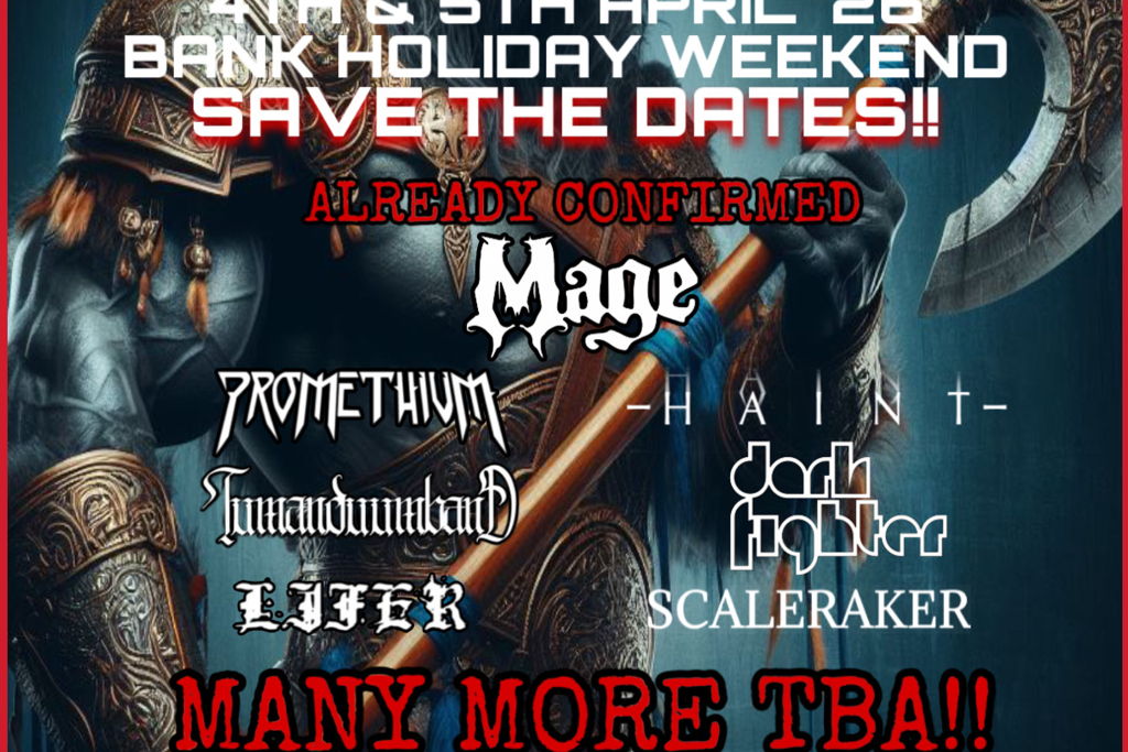Image name THE CRYPT Rise Of The Minotaur BANK HOLIDAY SPECIAL 2026 WEEKEND TICKET at Nightrain Bradford the 18 image from the post THE CRYPT "Rise Of The Minotaur" - BANK HOLIDAY SPECIAL 2026 WEEKEND TICKET at Nightrain, Bradford in Yorkshire.com.