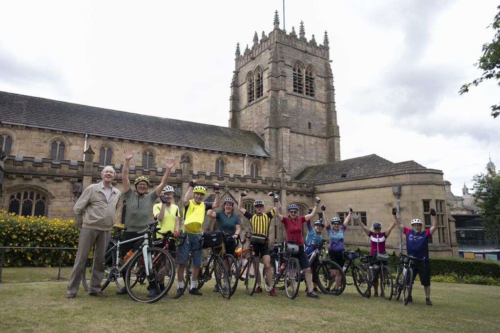 They Did It! 2000 Miles, 42 Cathedrals, and One Epic Bike Ride Post image 1 cycling bradford cathedral