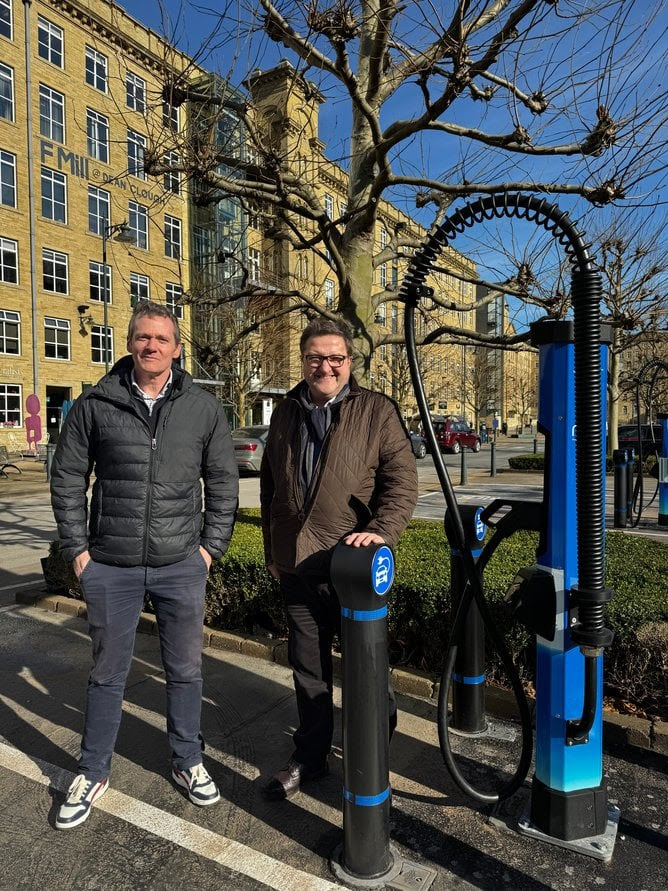 New Chargers For EV At Dean Clough