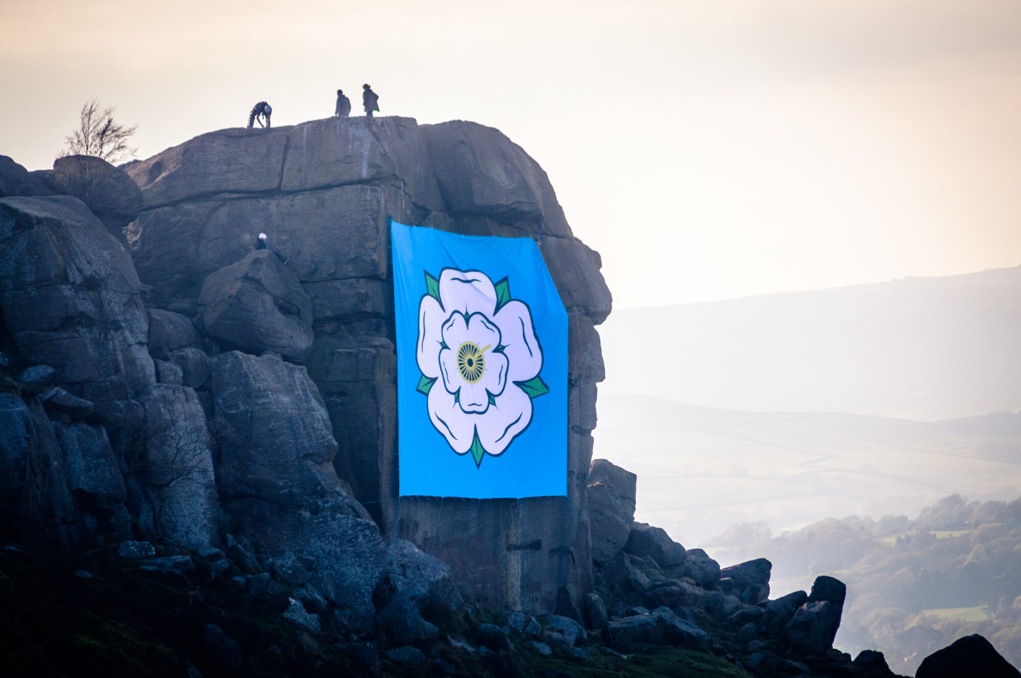 Image name yorkshire flag at cow and calf the 3 image from the post Newsletter: Friday 25th July 2025 in Yorkshire.com.