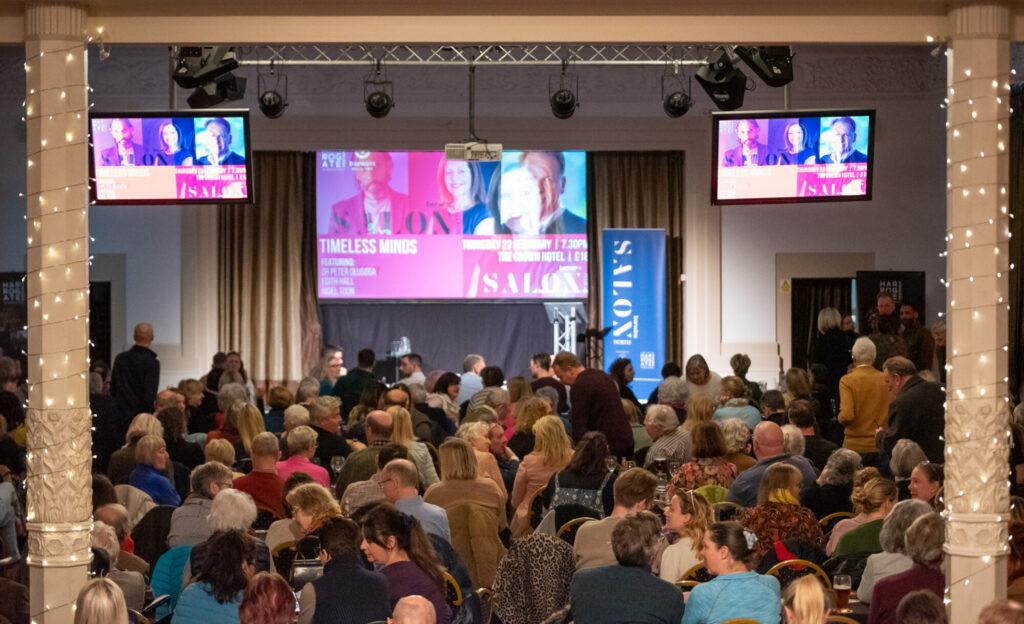 What Is Berwins Salon North In Harrogate And Why Is Everyone Talking About It? Post image 1 Image name Berwins Salon North audience photo credit Mike Whorley 1 the 1 image from the post What Is Berwins Salon North In Harrogate And Why Is Everyone Talking About It? in Yorkshire.com.
