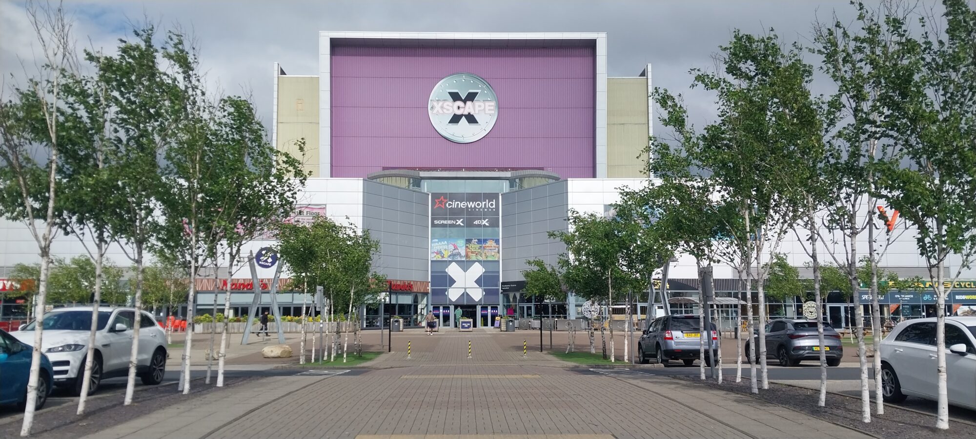 Image name Xscape Outside the 1 image from the post New Vue Cinema Opening in Xscape Yorkshire Castleford in Yorkshire.com.