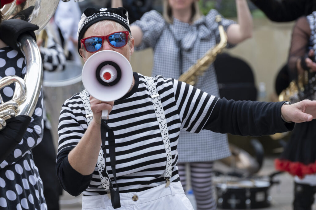 Honk! Bradford: A Rhythmic Countdown Begins Post image 6 Image name darley street market peace artistes 6 the 6 image from the post Honk! Bradford: A Rhythmic Countdown Begins in Yorkshire.com.