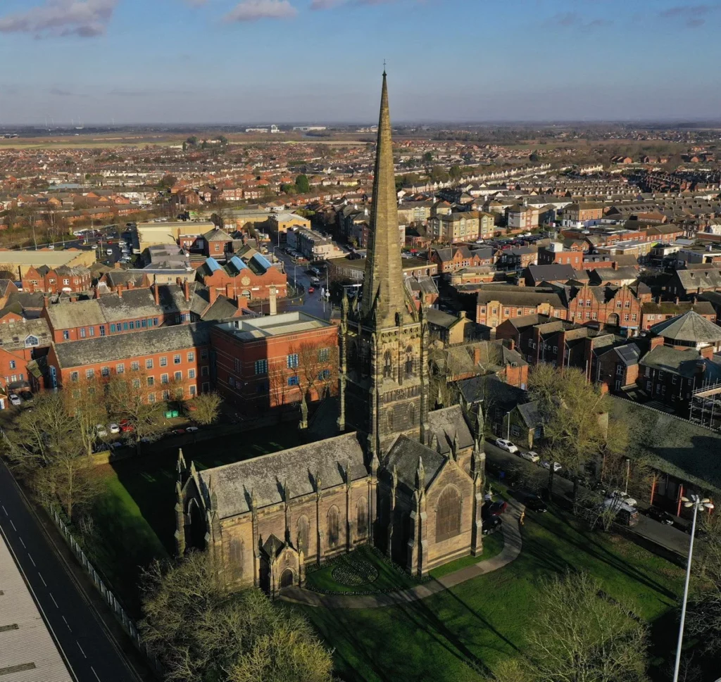 What Heritage Grants Are Saving Historic Buildings In Yorkshire? Post image 1 Image name st johns church goole big picture charity films the 1 image from the post What Heritage Grants Are Saving Historic Buildings In Yorkshire? in Yorkshire.com.