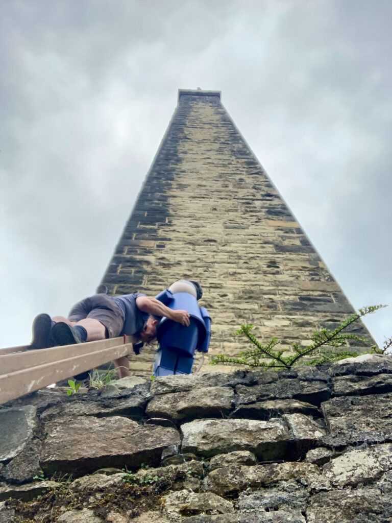 Why Is There A Flowerpot Man Of Fred Dibnah Climbing A Mill In Settle? Post image 2 Image name unnamed 55 the 2 image from the post Why Is There A Flowerpot Man Of Fred Dibnah Climbing A Mill In Settle? in Yorkshire.com.