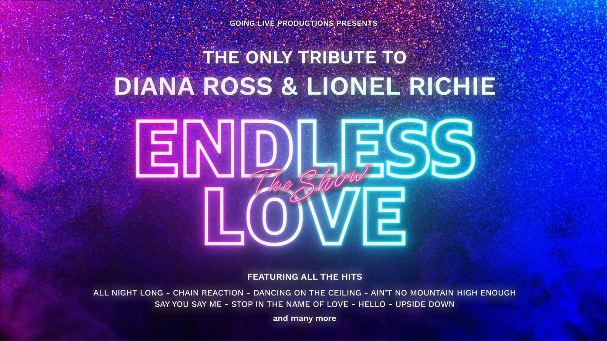 Image name Endless Love The Show A Tribute to Diana Ross and Lionel Richie at St Georges Hall Bradford Bradford the 1 image from the post Endless Love The Show: A Tribute to Diana Ross and Lionel Richie at The Royal Hall, Harrogate in Yorkshire.com.