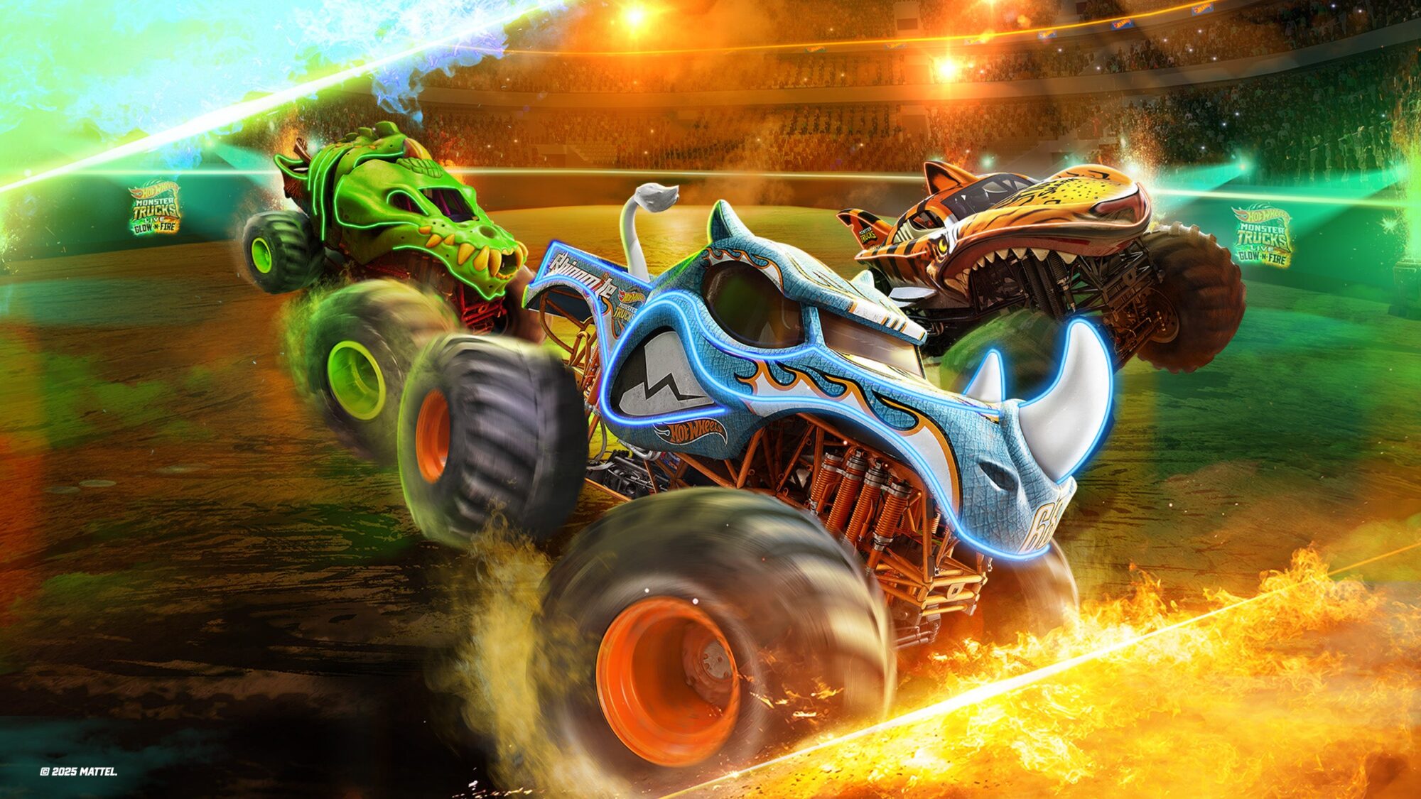 Image name Hot Wheels Monster Trucks Live at Leeds First Direct Bank Arena Leeds the 11 image from the post Hot Wheels Monster Trucks Live - Glow-N-Fire at Leeds First Direct Bank Arena, Leeds in Yorkshire.com.