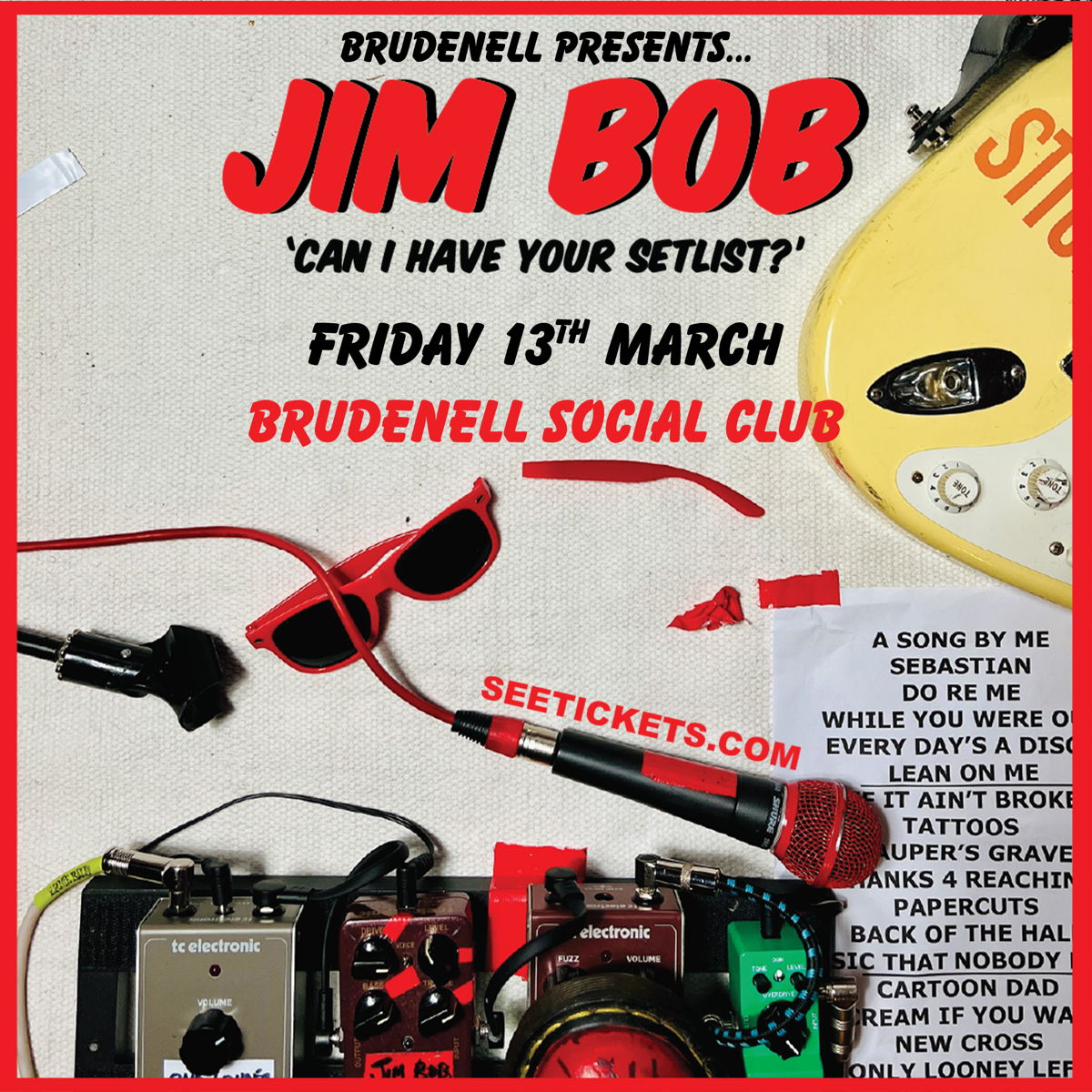Image name Jim Bob at Brudenell Social Club Leeds the 1 image from the post Jim Bob at Brudenell Social Club, Leeds in Yorkshire.com.