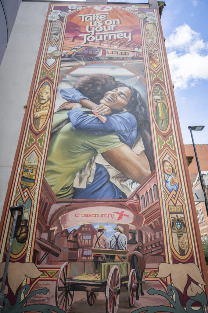 New Mural In Leeds City Centre By Elle Koziupa Post image 3 Image name Mural the 3 image from the post New Mural In Leeds City Centre By Elle Koziupa in Yorkshire.com.