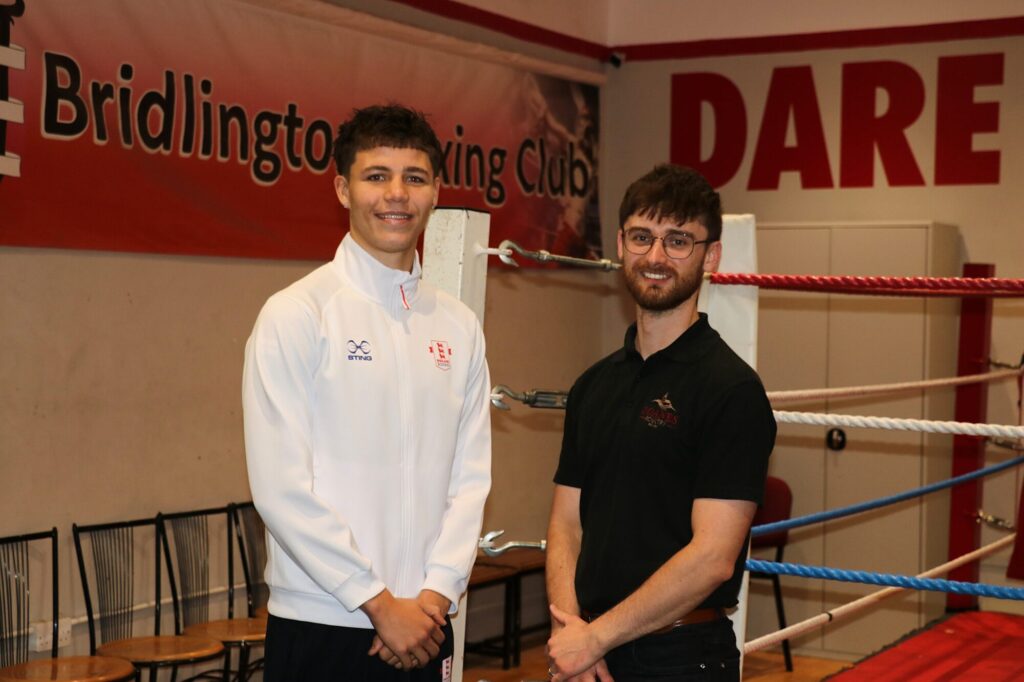 Image name Oliver Male and Robert Laird the 1 image from the post Bridlington Boxer Oliver Male Heads to The European Championships in Yorkshire.com.