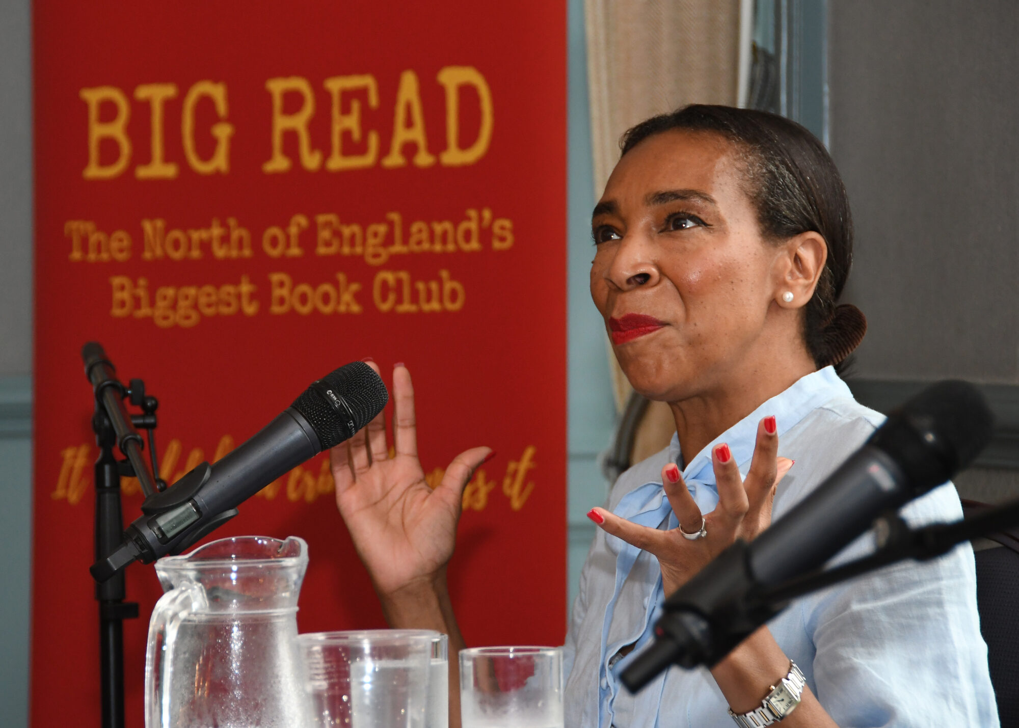 Image name Paula Sutton at Theakston Old Peculier Crime Writing Festival Big Read Launch c David Harrison 164 the 16 image from the post Where To Find The Big Read Tour 2025 And Get A Free Murder Mystery Book in Yorkshire.com.