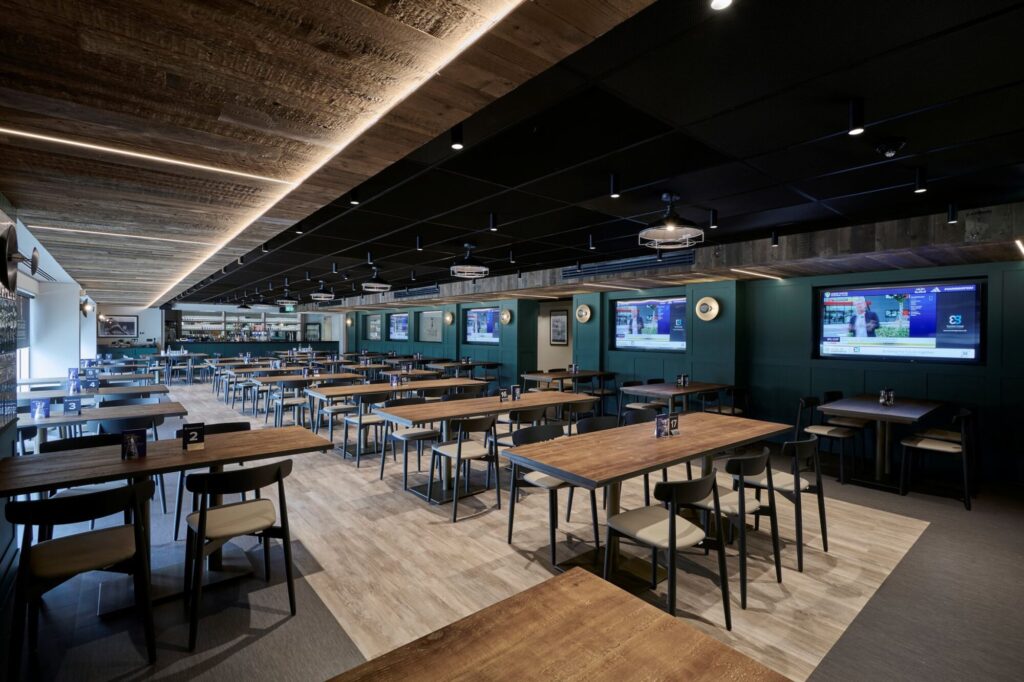Image name The Peter Lorimar Steakhouse is a contemporary take on a classic ‘BBQ joint the 1 image from the post What New Hospitality Suites Has DT Sports Designed for Leeds United's Premier League Return in Yorkshire.com.